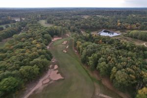 Les Bordes (New) 11th Fairway Aerial